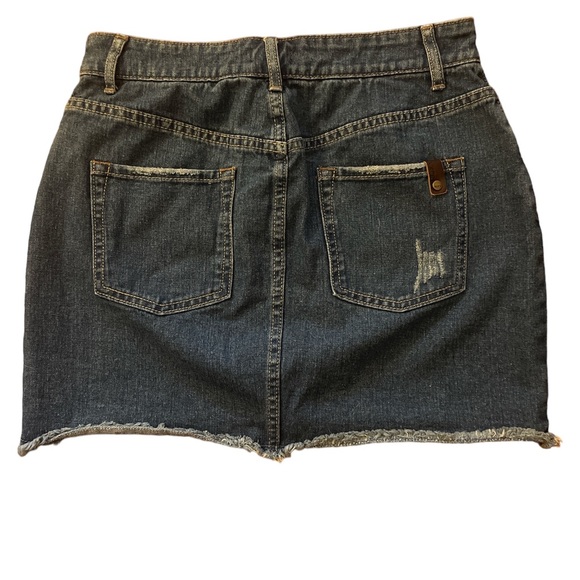 Roxy Denim Mini Skirt Size:M (10) - Picture 2 of 3